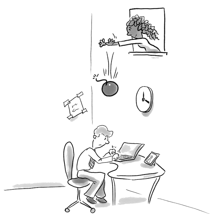 Illustration of the Arsonist