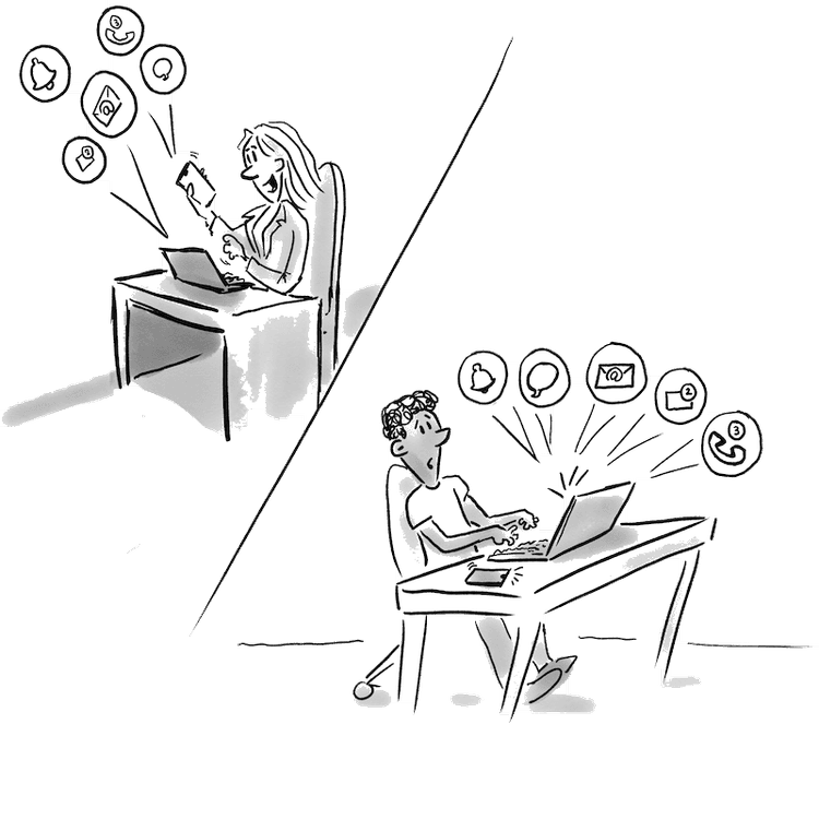 Illustration of the Channel Spammer