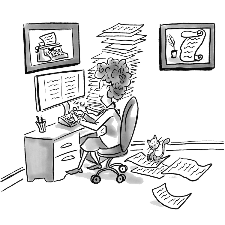 Illustration of the Novelist